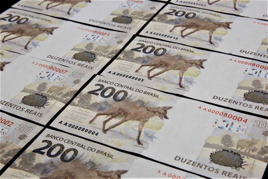 Nova nota de 200 reais (Banco Central/Divulgação)