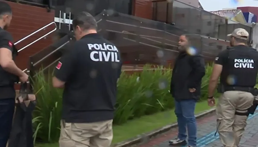 Condomínio onde mora a vereadora.. Reprodução/TV Cabo Branco